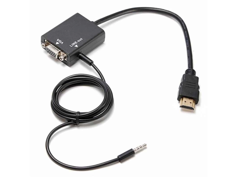 1080p HDMI към VGA преобразувател + Аудио изход 1080p HDMI към VGA преобразувател + Аудио изход - 1076