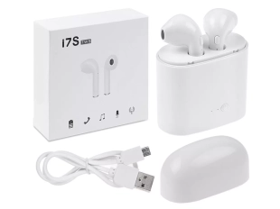 Безжични слушалки със зареждащ кейс V4.2+DER i7 TWS