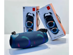 Голяма портативна мощна блутут колона Booms Box 3 RGB - Синьо