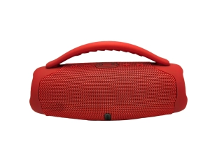 Портативна мощна блутут колона Booms Box 3 Mini RGB - Червен