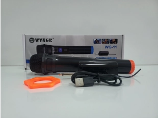 Професионална система WVNGR WG-11, 1 безжичен микрофон, Предавател, Приемник