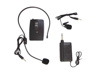 Система с приемник и предавател, 1 микрофон диадема, 1 микрофон брошка WG-2011
