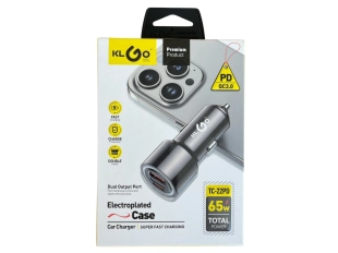 Зарядно за кола KLGO TC-22PD 65W 12 / 24V