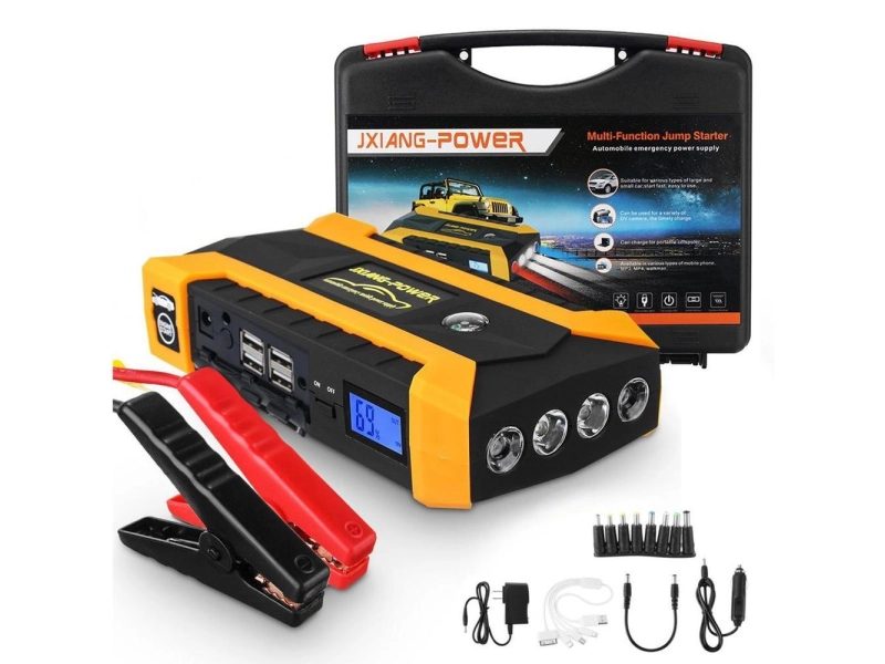 Jump Starter Buster за автомобили – Мощен стартер за стартиране на автомобили и зареждане на устройства Jump Starter Buster за автомобили – Мощен стартер за стартиране на автомобили и зареждане на устройства - KraftRoyal 1880