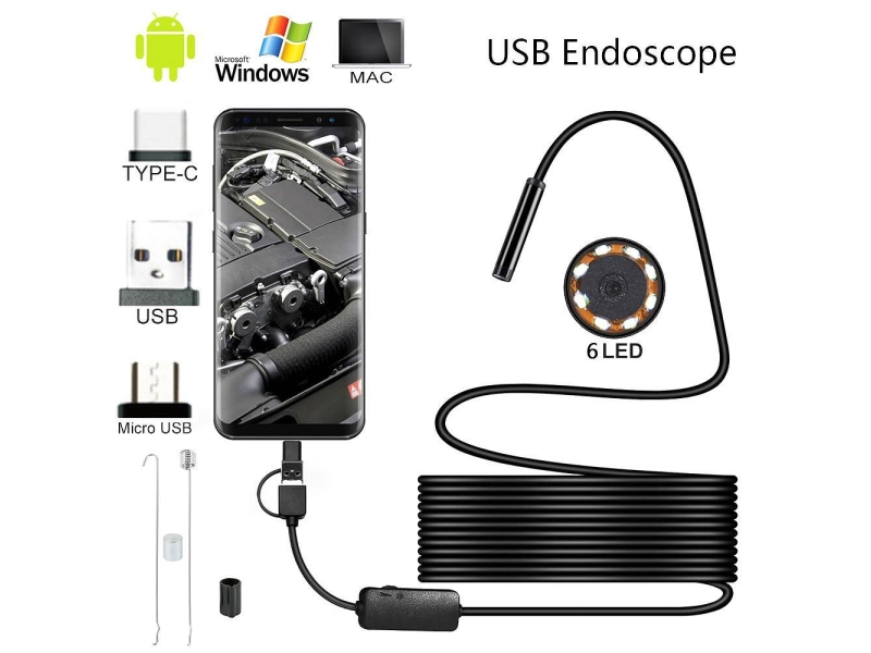 КАМЕРА ЕНДОСКОП ЗА ANDROID СМАРТФОН КАМЕРА ЕНДОСКОП ЗА ANDROID СМАРТФОН - 19155