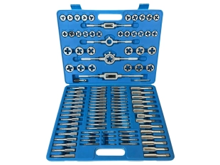 Метчици и плашки – Професионален комплект KraftRoyal 110 части 