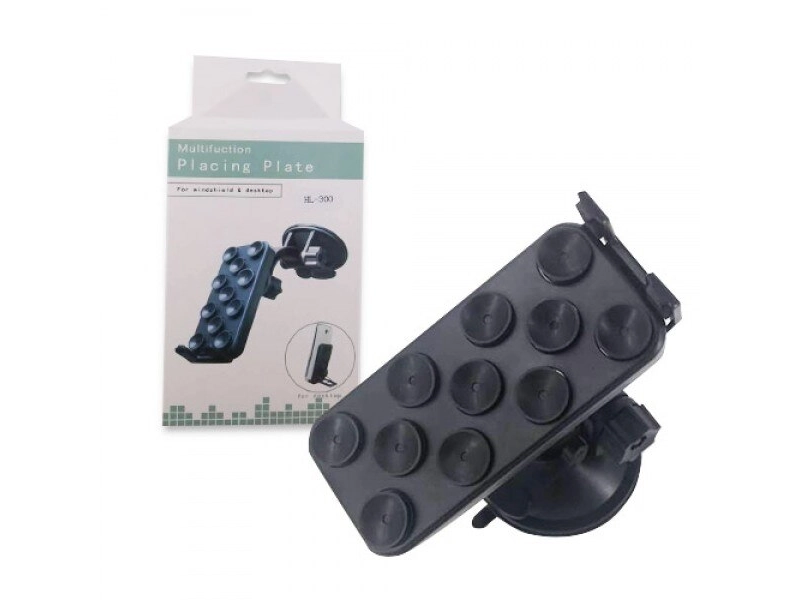 Мултифункционална стойка с вендузи за кола HL-300 Черна Мултифункционална стойка с вендузи за кола HL-300 Черна - 1595