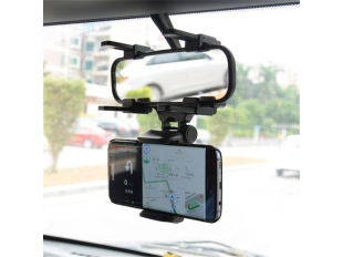 Поставка за телефон върху огледалото за обратно виждане на автомобил ST15