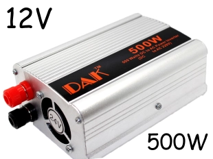 Инвертор на напрежение DAK 500W 12V - 220V