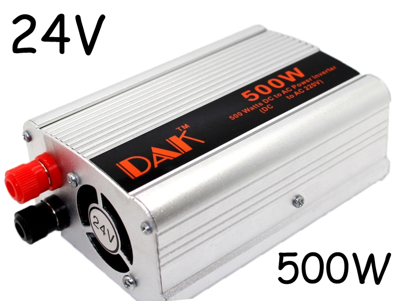 Инвертор на напрежение DAK 500W 24V - 220V Инвертор на напрежение DAK 500W 24V - 220V - DAK 1369