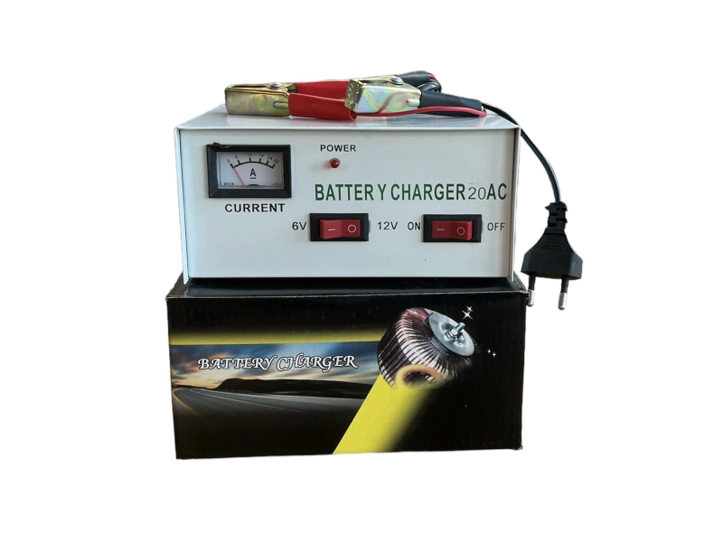 Зарядно устройство за акумулатор 6V 12V 20A автомобил / мотор Зарядно устройство за акумулатор 6V 12V 20A автомобил / мотор - 1651-20