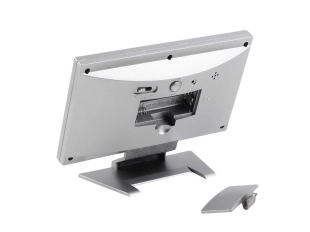 Часовник с голям LCD дисплей DS-8082 - Сив