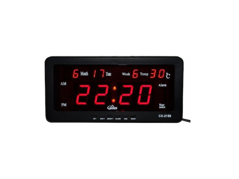 Електронен LED часовник модел 1018 Електронен LED часовник модел 1018 - 1761-2