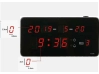 LED електронен настолен часовник модел 1019 - 2 LED електронен настолен часовник модел 1019 - снимка 2