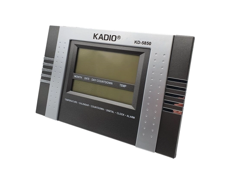 Голям настолен стенен цифров часовник KADIO KD-5850 Голям настолен стенен цифров часовник KADIO KD-5850 - KADIO 1787