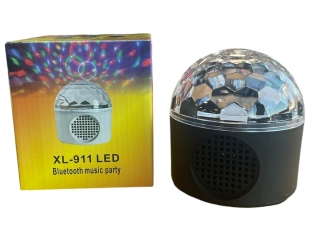 Преносима LED нощна диско лампа с Bluetooth колонка XL-911