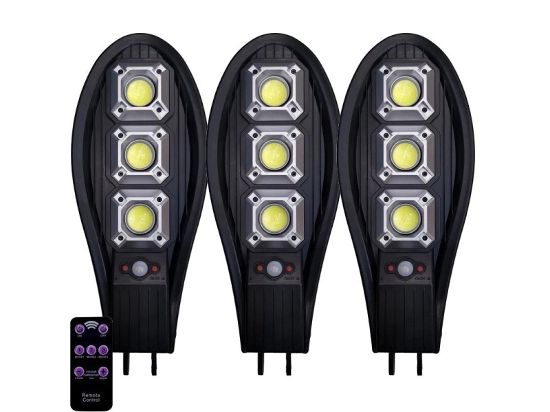 3бр. Соларна LED Лампа 345W IP65 Водоустойчива 3бр. Соларна LED Лампа 345W IP65 Водоустойчива - 1895666