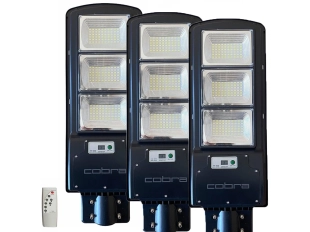 3бр. УЛИЧНА СОЛАРНА ЛАМПА JMK COBRA 450W 3бр. УЛИЧНА СОЛАРНА ЛАМПА JMK COBRA 450W - подобен продукт