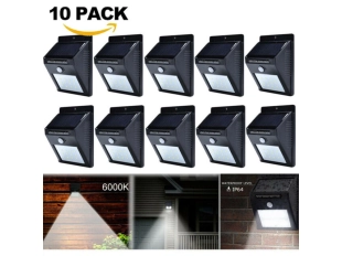 ПРОМО ОФЕРТА : 10бр Мощна Соларна LED лампа със сензор 500lm ПРОМО ОФЕРТА : 10бр Мощна Соларна LED лампа със сензор 500lm - подобен продукт