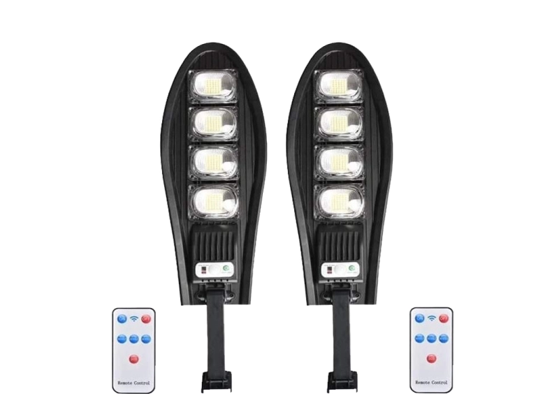 2бр. LED Соларна улична лампа , 2400W 2бр. LED Соларна улична лампа , 2400W - 19126-2400