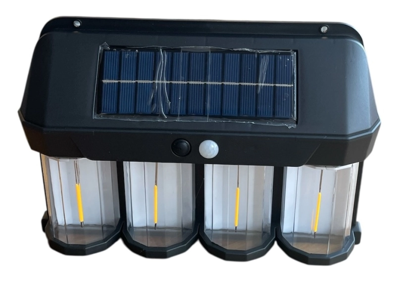 Външна Соларна LED Лампа XF-8898 със сензор за движение - прожектор за врата с 4 диода Външна Соларна LED Лампа XF-8898 със сензор за движение - прожектор за врата с 4 диода - Leadleds 1422-3