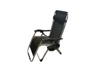 Сгъваем стол / шезлонг + възглавница и поставка за смартфон и напитки  - подобен продукт