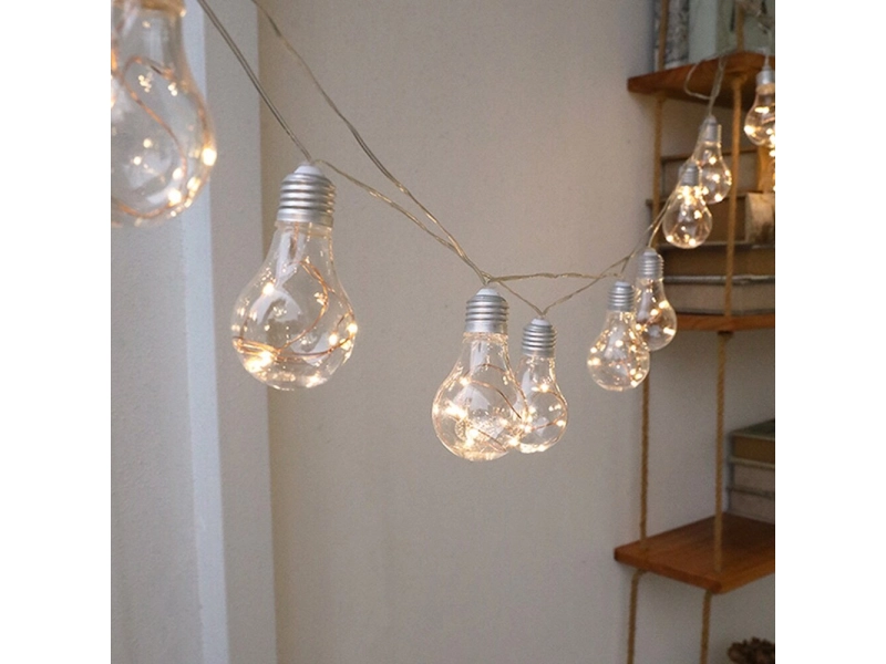 Гирлянд соларни крушки 10 броя с топла светлина Гирлянд соларни крушки 10 броя с топла светлина - 1769