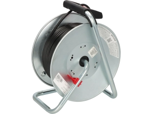 Удължител / разклонител / Макара 50 метра с 4 гнезда – KrafTRoyal 	