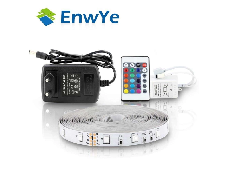 5м. Диодна лента с контролер RGВ - ЧЕРВЕНО, ЗЕЛЕНО, СИНЬО 5м. Диодна лента с контролер RGВ - ЧЕРВЕНО, ЗЕЛЕНО, СИНЬО - CREE Lights 1113