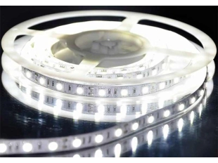 Диодна лента в СТУДЕНО бяло с ГОЛЕМИ диоди, 300бр.