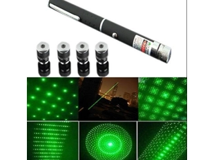 Лазерна показалка с 5 представки DS200mW