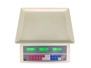 Eлектронна везна кантар ACS-C до 40кг 23×33см пластмасова тарелка