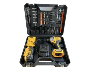 Акумулаторен ударен гайковерт KraftRoyal 36V 8Ah + 39 Части