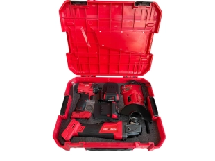  Комплект акумулаторен ъглошлайф и гайковер с 2 броя батерии 36V 8Ah и зарядно KraftRoyal