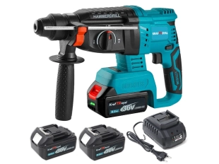 Безчетков Акумулаторен перфоратор KraftRoyal 36V 8Ah с 2 батерии + куфар Безчетков Акумулаторен перфоратор KraftRoyal 36V 8Ah с 2 батерии + куфар - подобен продукт