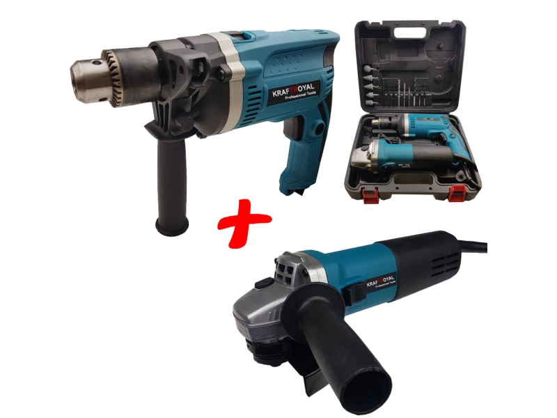 Ъглошлайф и бормашина KraftRoyal 1100W Ъглошлайф и бормашина KraftRoyal 1100W - KraftRoyal 1740
