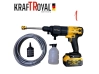 5в1 универсален комплект KraftRoyal с 5 приставки: винтоверт, гайковерт-импакт, перфоратор,водоструйка и ъглошлайф KraftRoyal - снимка 2