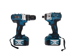 Акумулаторни безчеткови импакт и винтоверт 36V 8AH в куфар KRAFTROYAL