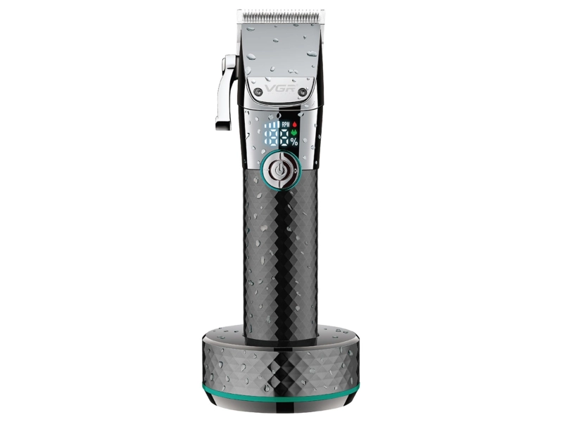 Акумулаторна машинка за подстригване VGR V-682 с поставка Акумулаторна машинка за подстригване VGR V-682 с поставка - VGR 1849