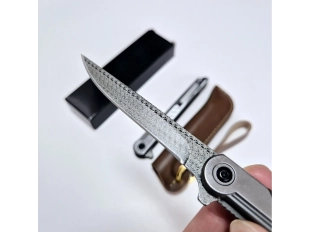 Ефектен тънък сгъваем нож от неръждаема стомана M390