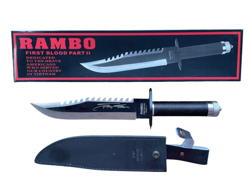 Ловен нож Rambo 2, First Blood, колекционно издание, 40 см Ловен нож Rambo 2, First Blood, колекционно издание, 40 см - 1873