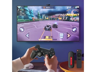  Игрова Конзола Game Stick + Андроид ТВ Q9Pro 4K над 49,000 Вградени Игри и Безжични Джойстици