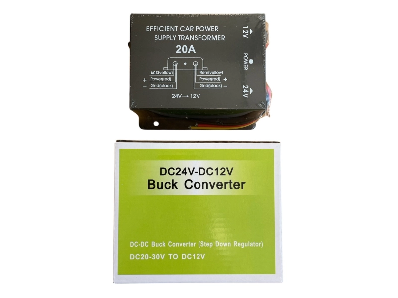 Трансформатор конвертор на напрежение от 24 V на 12 V ,DC20-30 20А Трансформатор конвертор на напрежение от 24 V на 12 V ,DC20-30 20А - 1436-20a