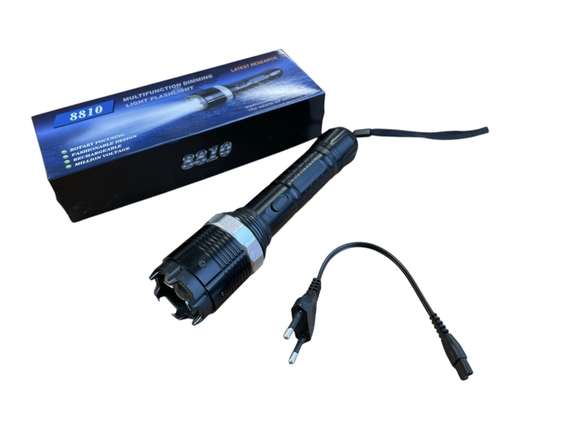 LED фенер с електрошок за самозащита HY-8810 LED фенер с електрошок за самозащита HY-8810 - CREE Lights 3102