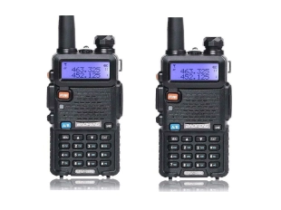 2бр. Радиостанция BAOFENG UV-5R 8W с VHF-UHF честоти