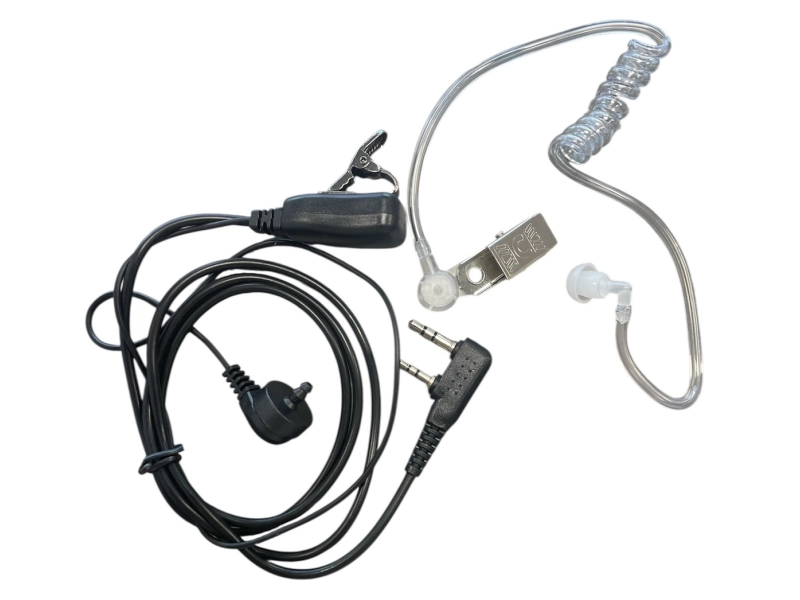 Хендсфрии силиконова слушалка за радиостанции - Черна Хендсфрии силиконова слушалка за радиостанции - Черна - 1801-black