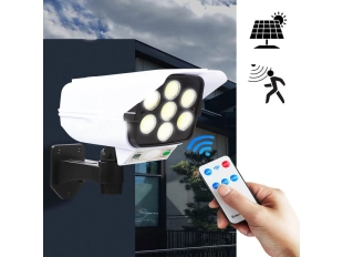 LED Соларна Лампа тип Камера с дистанционно 180W Мощност 77LED