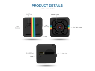 Мини шпионска камера SQ11 1080p HD 