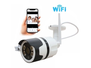 LYLU WIFI Камера за външен монтаж с 4 диода, нощно виждане Full HD