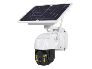 Соларна безжична въртяща се камера WIFI 3MP проследяване на обект